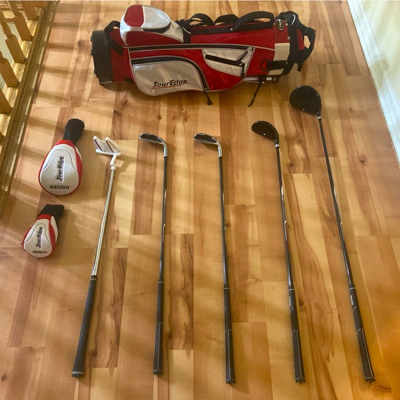 Junior TourEdge HT Max- J Junior Right Hand 4x1 golf club set - Picture 1 of 5